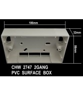 CHW 2747 2Gang Surface Box